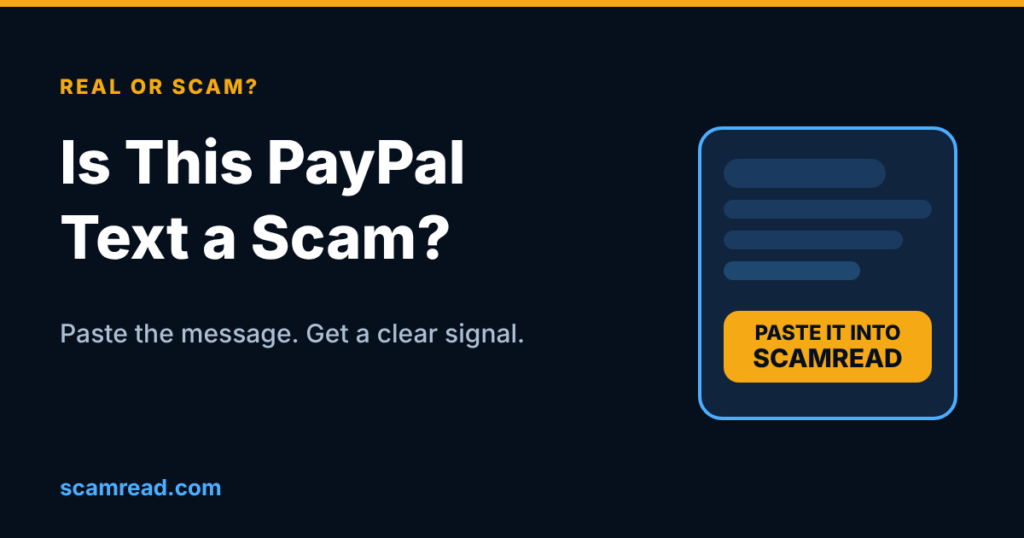 Is This PayPal Text a Scam? Fake Charge Messages